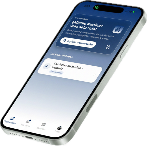 Vista previa de la app CampusRide